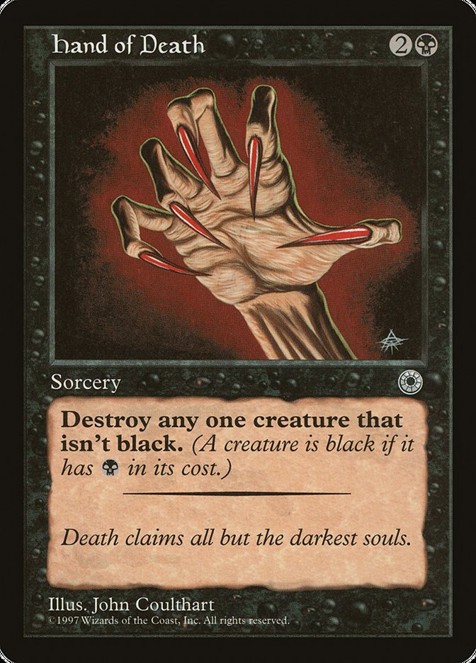 Hand of Death (With Creature Color Explanation) [Portal] | The CG Realm