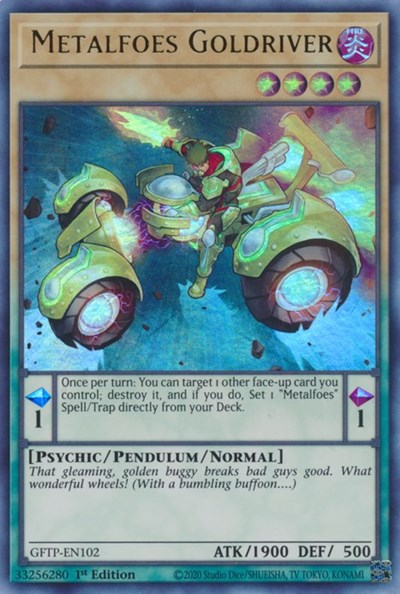 Metalfoes Goldriver [GFTP-EN102] Ultra Rare | The CG Realm