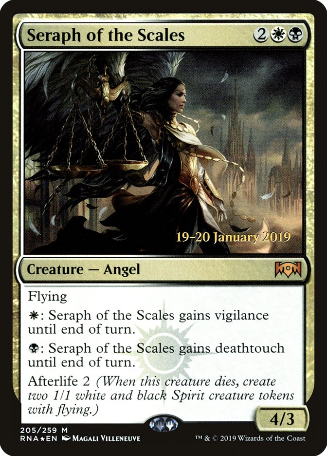 Seraph of the Scales [Ravnica Allegiance Prerelease Promos] | The CG Realm