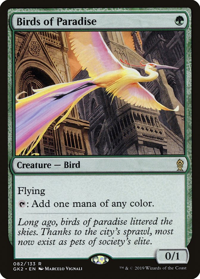 Birds of Paradise [Ravnica Allegiance Guild Kit] | The CG Realm