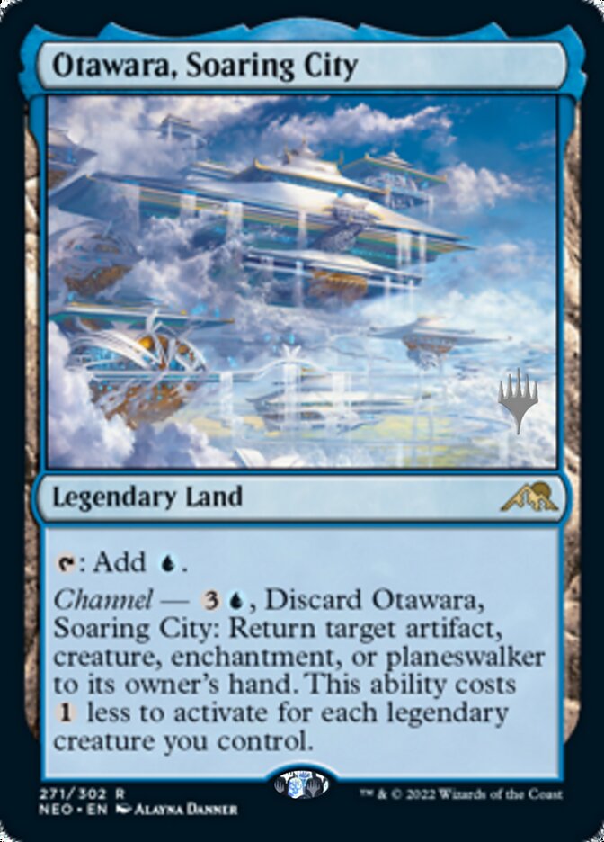 Otawara, Soaring City (Promo Pack) [Kamigawa: Neon Dynasty Promos] | The CG Realm