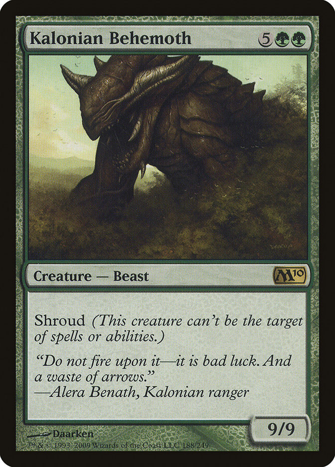 Kalonian Behemoth [Magic 2010] | The CG Realm