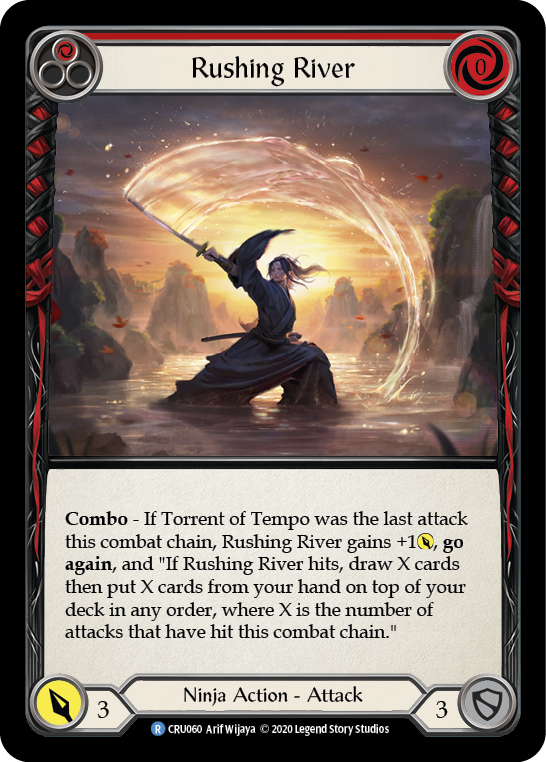 Rushing River (Red) [CRU060] (Crucible of War)  1st Edition Normal | The CG Realm