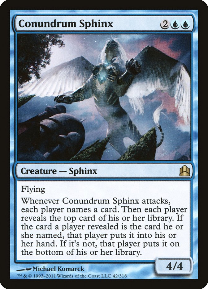 Conundrum Sphinx [Commander 2011] | The CG Realm