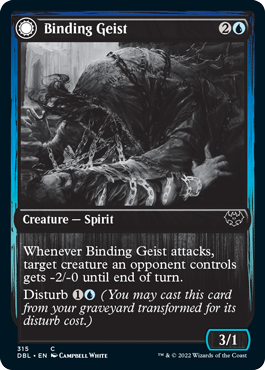 Binding Geist (DBL-315) - Innistrad: Double Feature: (Double Faced Transform)