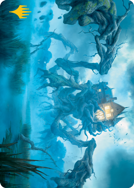 Creeping Inn Art Card (Gold-Stamped Signature) [Innistrad: Midnight Hunt Art Series] | The CG Realm