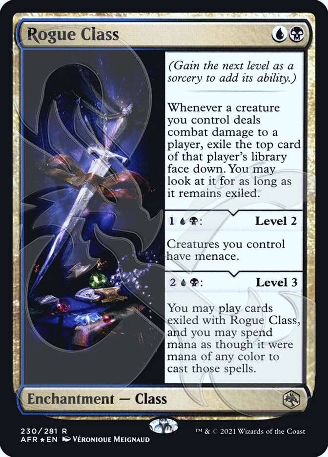 Rogue Class (Ampersand Promo) [Dungeons & Dragons: Adventures in the Forgotten Realms Promos] | The CG Realm