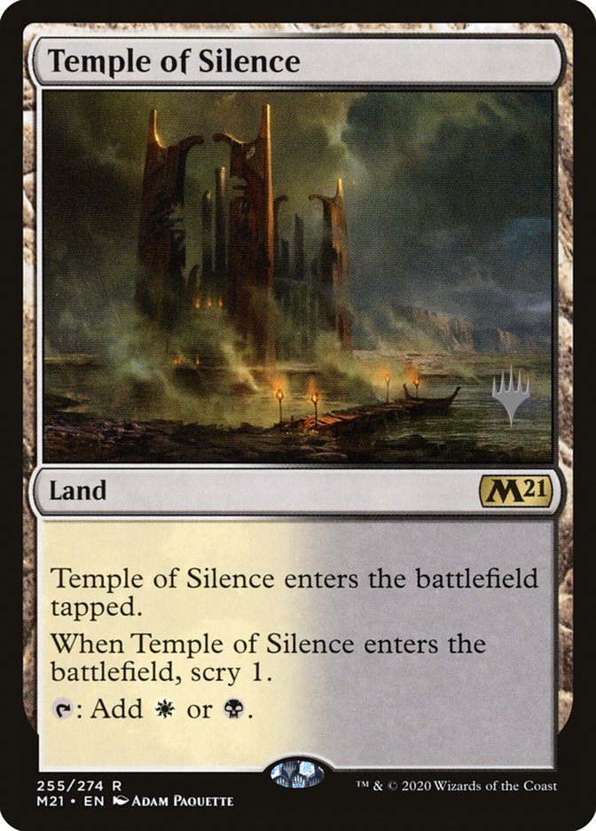 Temple of Silence (Promo Pack) [Core Set 2021 Promos] | The CG Realm