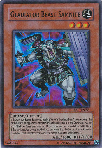 Gladiator Beast Samnite [TU01-EN004] Super Rare | The CG Realm