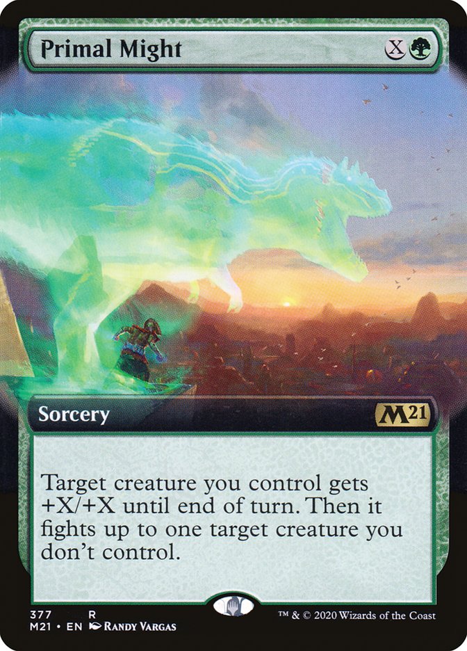 Primal Might (Extended Art) [Core Set 2021] | The CG Realm
