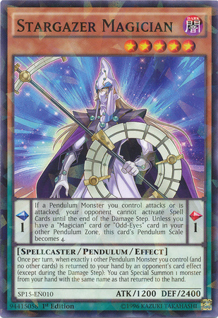 Stargazer Magician [SP15-EN010] Shatterfoil Rare | The CG Realm