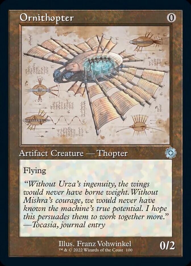Ornithopter (Retro Schematic) [The Brothers' War Retro Artifacts] | The CG Realm