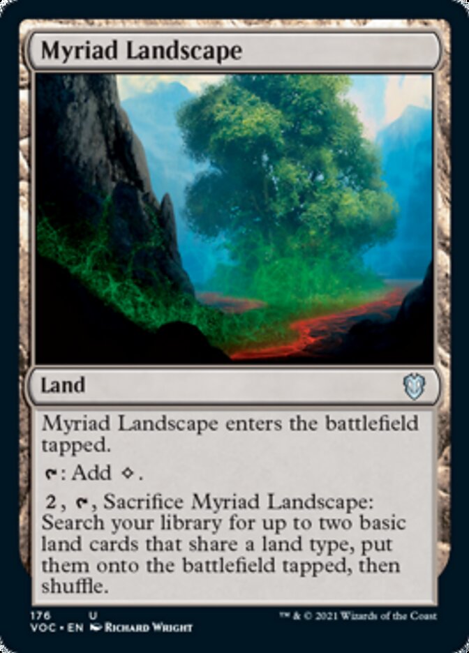 Myriad Landscape [Innistrad: Crimson Vow Commander] | The CG Realm