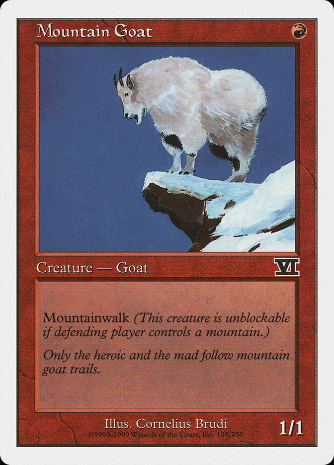 Mountain Goat [Classic Sixth Edition] | The CG Realm