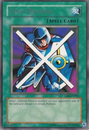 Stop Defense [LOB-EN095] Rare | The CG Realm