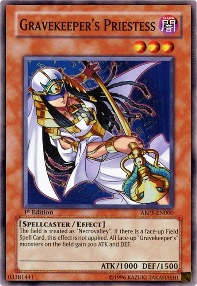 Gravekeeper's Priestess [ABPF-EN000] Super Rare | The CG Realm