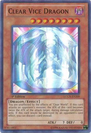 Clear Vice Dragon [LCGX-EN209] Super Rare | The CG Realm