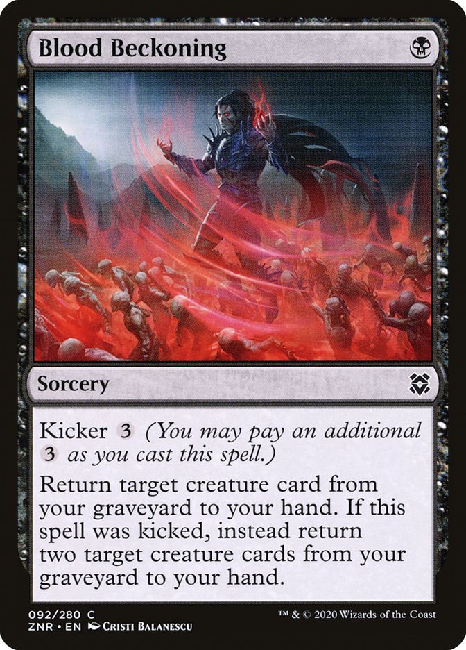 Blood Beckoning [Zendikar Rising] | The CG Realm