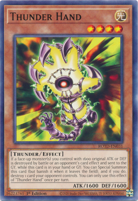 Thunder Hand [ROTD-EN031] Common | The CG Realm
