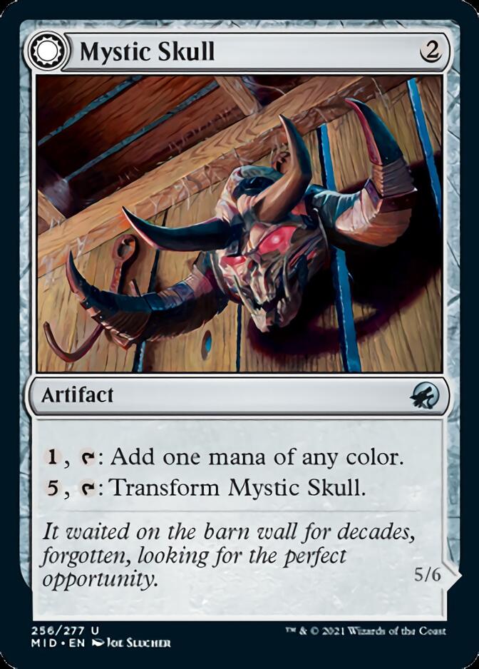 Mystic Skull (MID-256) - Innistrad: Midnight Hunt: (Double Faced Transform)
