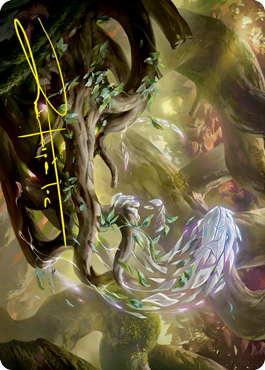 Emergent Sequence Art Card (Gold-Stamped Signature) [Strixhaven: School of Mages Art Series] | The CG Realm