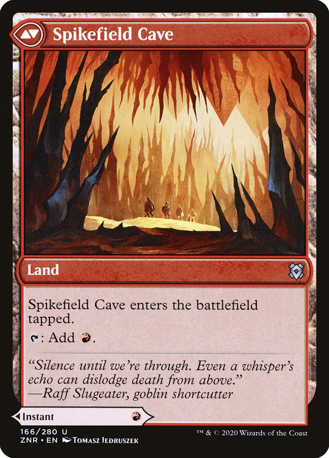 Spikefield Hazard // Spikefield Cave [Zendikar Rising] | The CG Realm