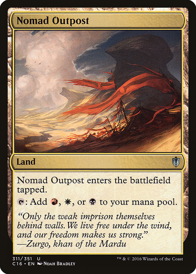 Nomad Outpost [Commander 2016] | The CG Realm