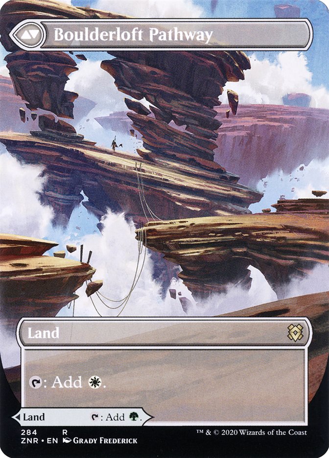 Branchloft Pathway // Boulderloft Pathway (Borderless Alternate Art) [Zendikar Rising] | The CG Realm