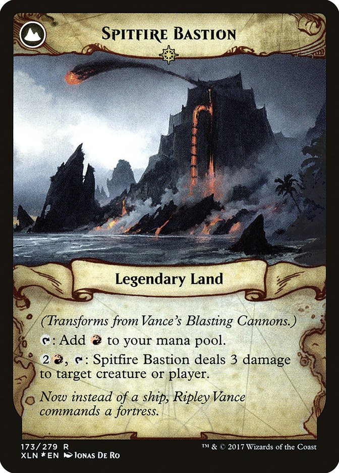 Vance's Blasting Cannons (PRE-173) - Ixalan Promos: (compasslanddfc) Foil