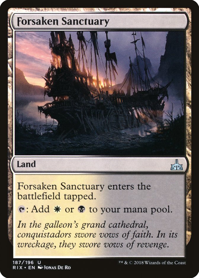 Forsaken Sanctuary [Rivals of Ixalan] | The CG Realm