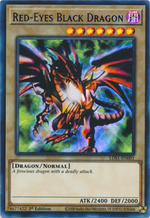 Red-Eyes Black Dragon (Blue) [LDS1-EN001] Ultra Rare | The CG Realm