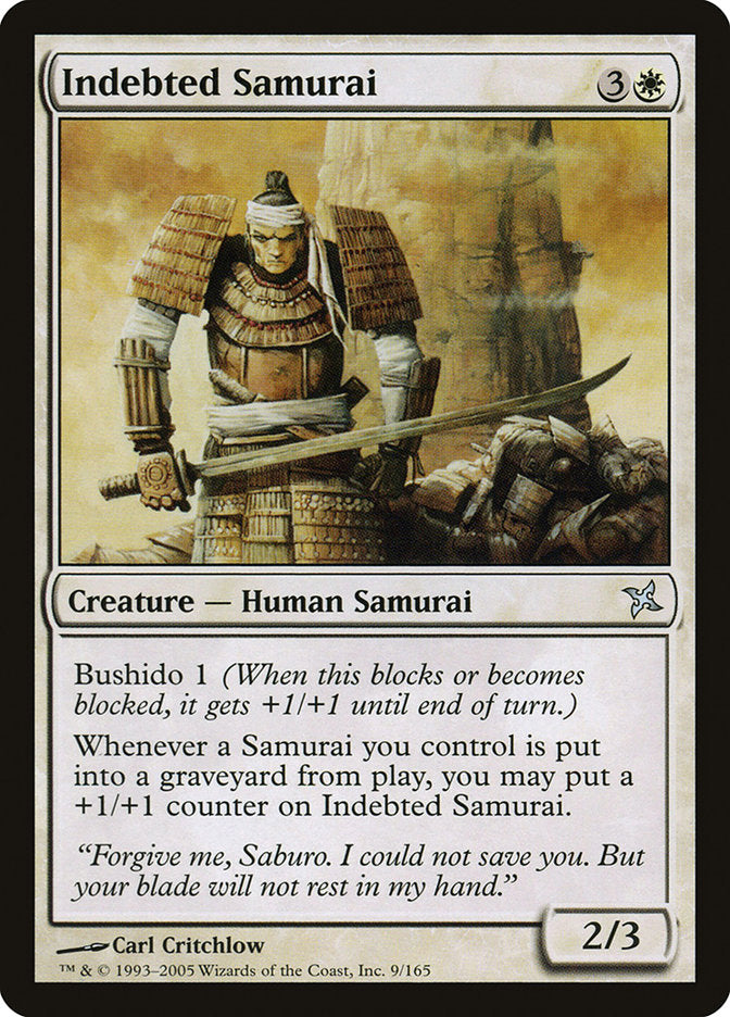 Indebted Samurai [Betrayers of Kamigawa] | The CG Realm