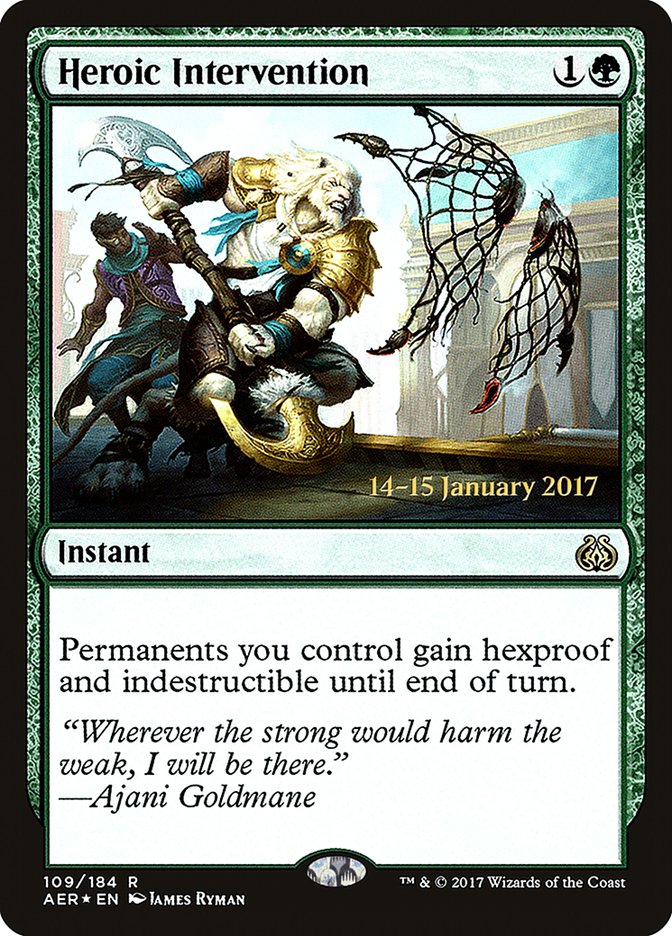 Heroic Intervention [Aether Revolt Prerelease Promos] | The CG Realm