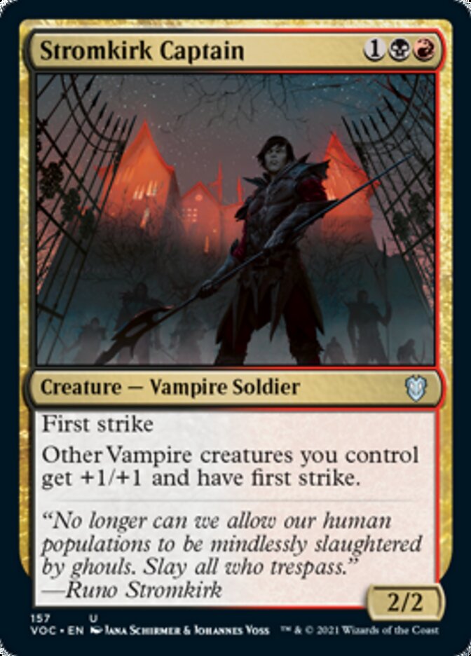 Stromkirk Captain [Innistrad: Crimson Vow Commander] | The CG Realm
