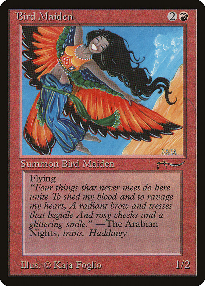 Bird Maiden (Light Mana Cost) [Arabian Nights] | The CG Realm
