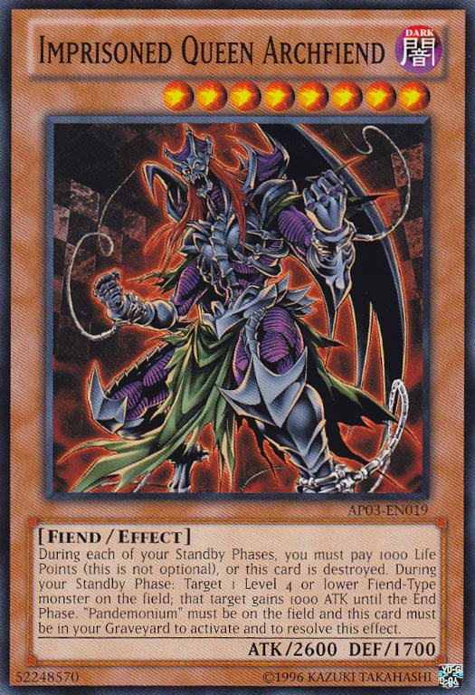 Imprisoned Queen Archfiend [AP03-EN019] Common | The CG Realm