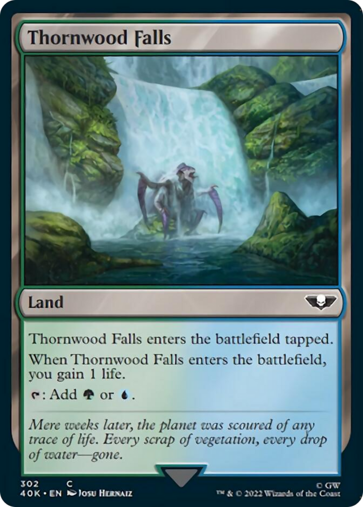 Thornwood Falls (Surge Foil) [Warhammer 40,000] | The CG Realm