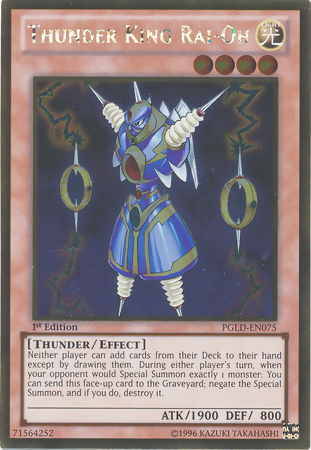 Thunder King Rai-Oh [PGLD-EN075] Gold Rare | The CG Realm