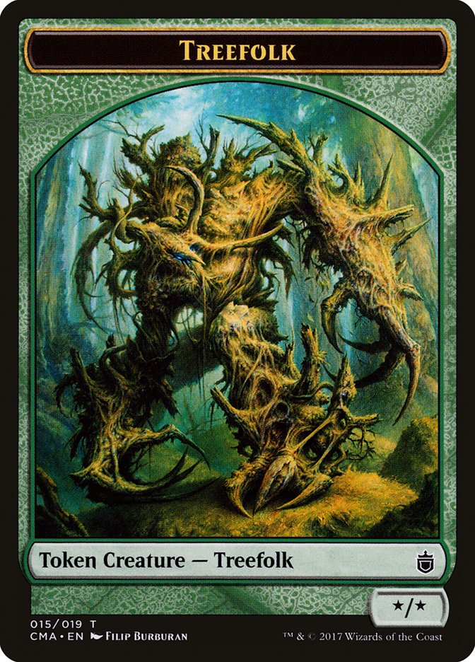 Treefolk Token [Commander Anthology Tokens] | The CG Realm