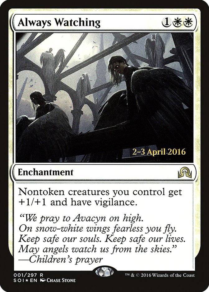 Always Watching [Shadows over Innistrad Prerelease Promos] | The CG Realm