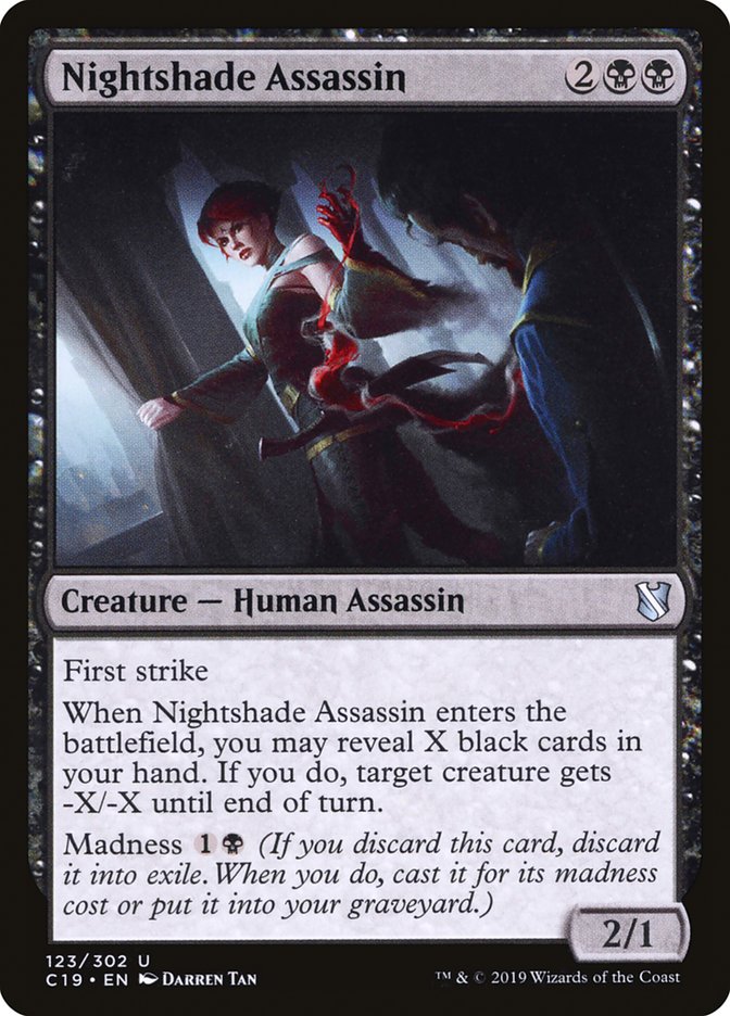 Nightshade Assassin [Commander 2019] | The CG Realm