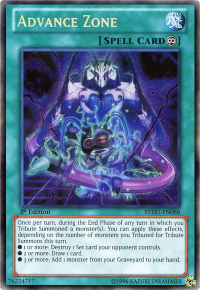 Advance Zone [REDU-EN088] Secret Rare | The CG Realm