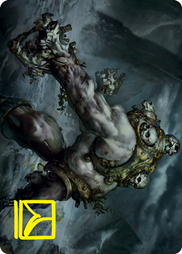 Skull Skaab Art Card (Gold-Stamped Signature) [Innistrad: Crimson Vow Art Series] | The CG Realm