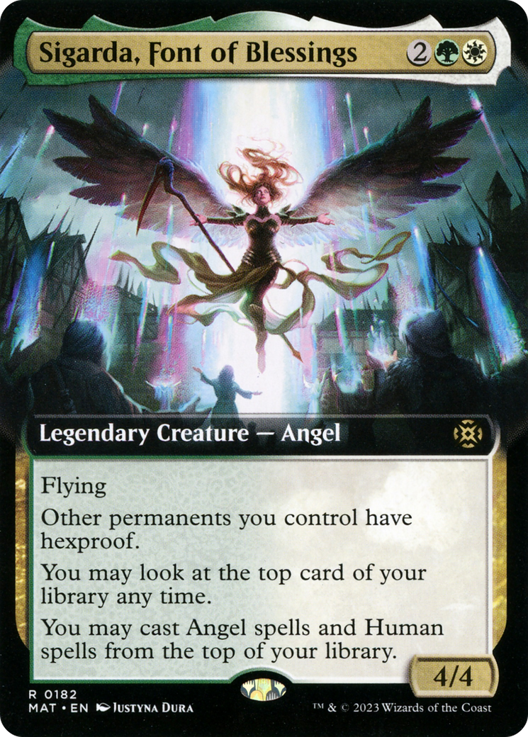 Sigarda, Font of Blessings (Extended Art) [March of the Machine: The Aftermath] | The CG Realm