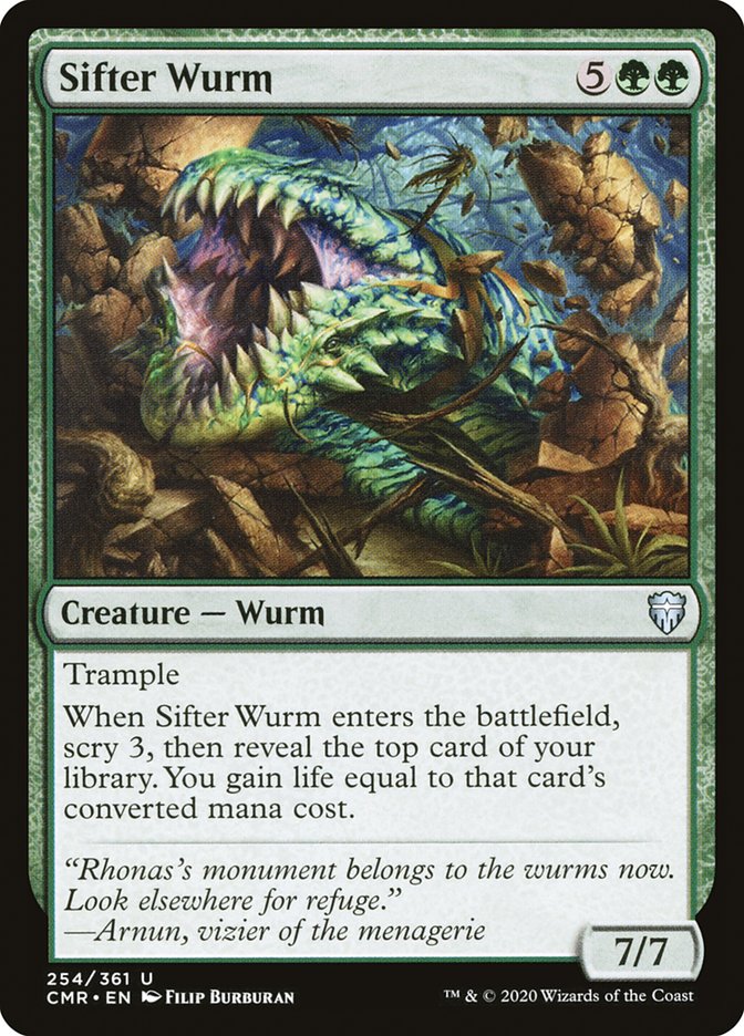 Sifter Wurm [Commander Legends] | The CG Realm