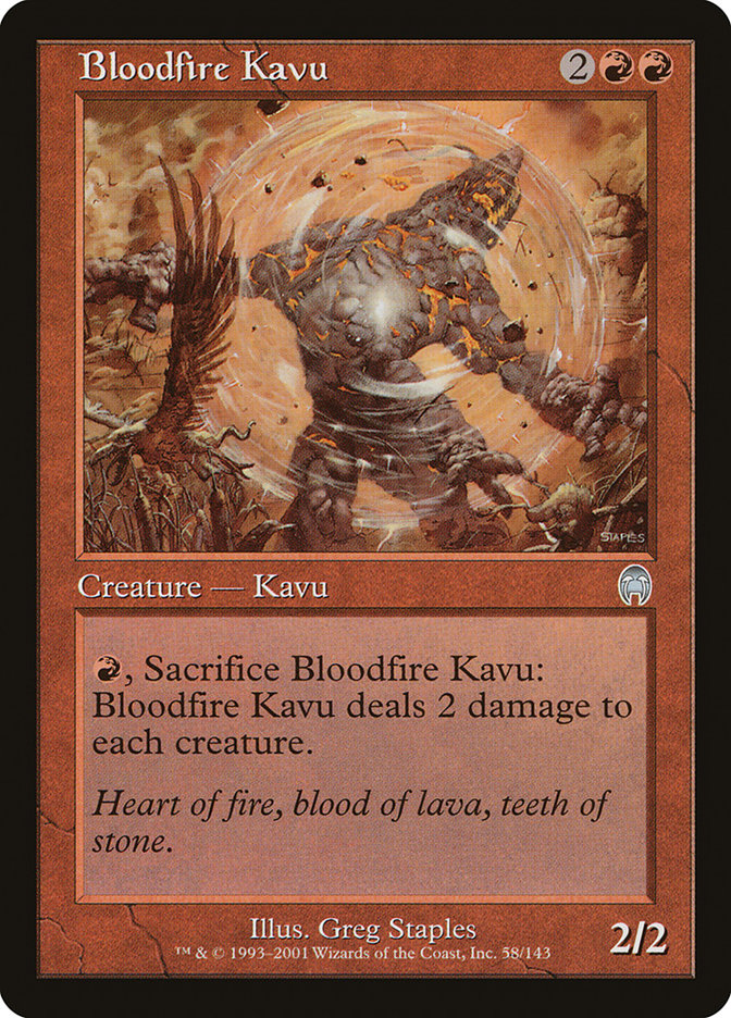 Bloodfire Kavu [Apocalypse] | The CG Realm