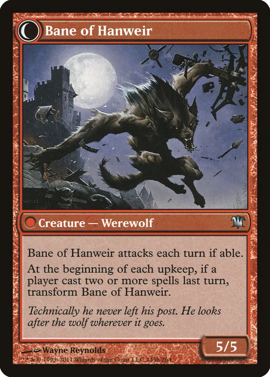 Hanweir Watchkeep (ISD-145) - Innistrad: (Double Faced Transform)