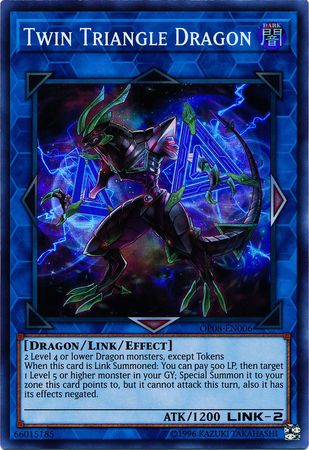 Twin Triangle Dragon [OP08-EN006] Super Rare | The CG Realm