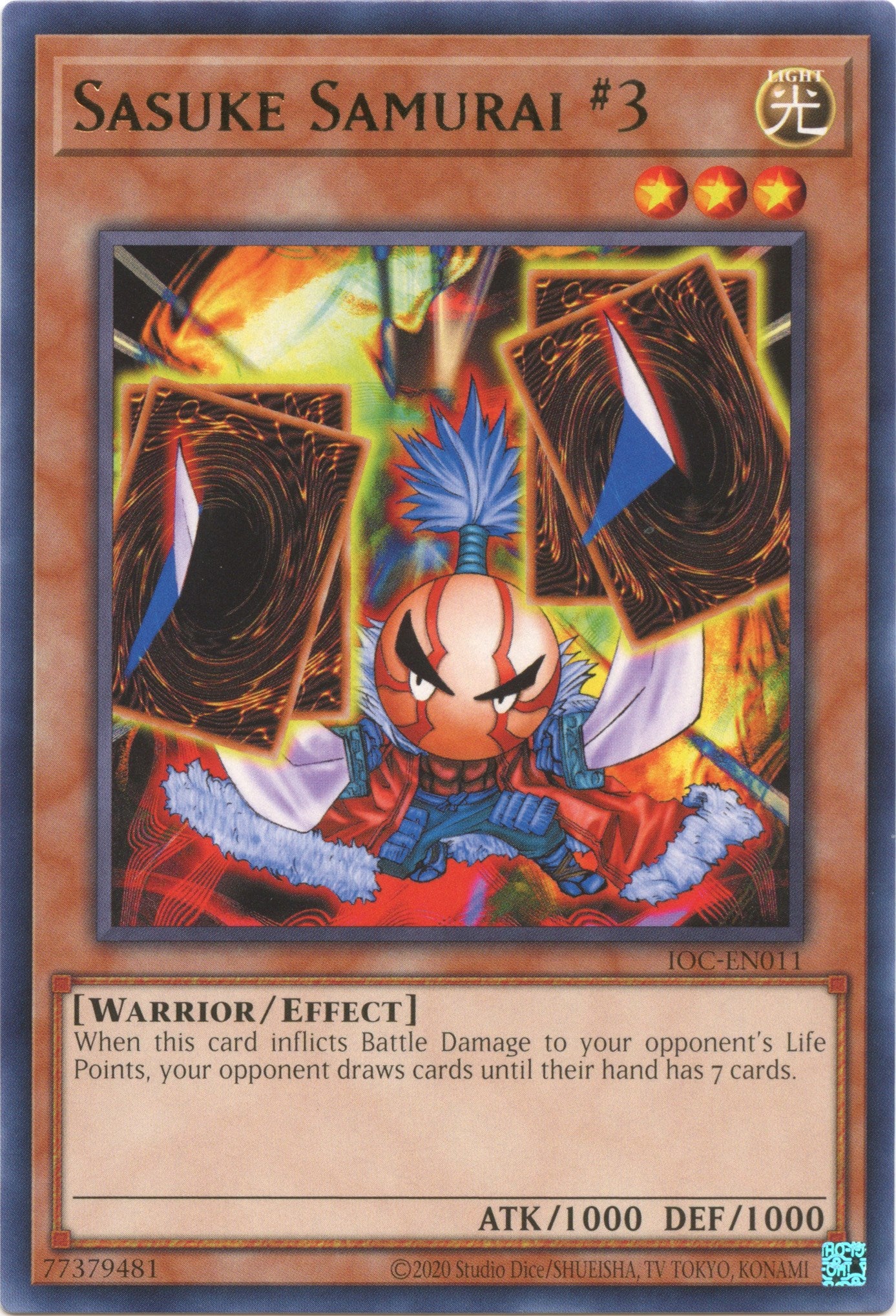 Sasuke Samurai #3 (25th Anniversary) [IOC-EN011] Rare | The CG Realm
