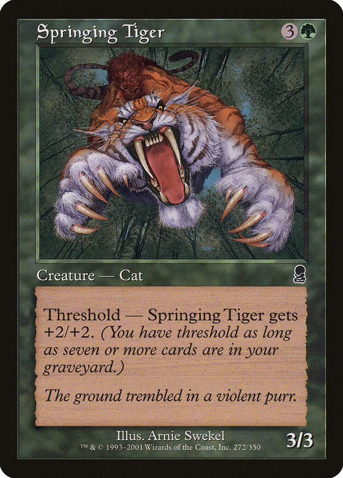 Springing Tiger [Odyssey] | The CG Realm